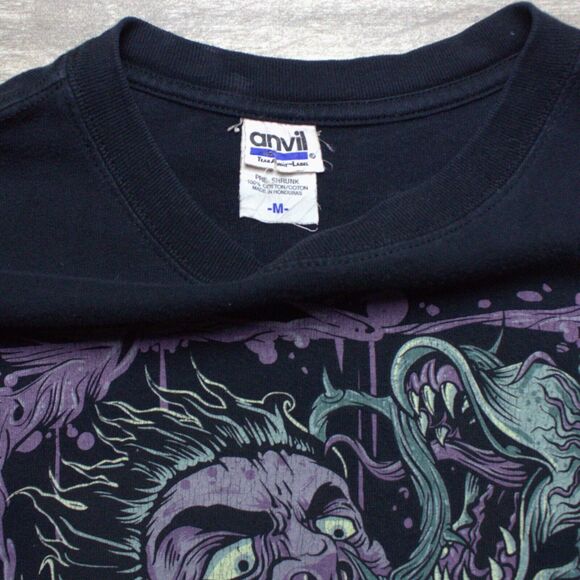 Suicide Silence T-Shirt Black Anvil M original Deathcore Death Metal - Picture 3 of 6